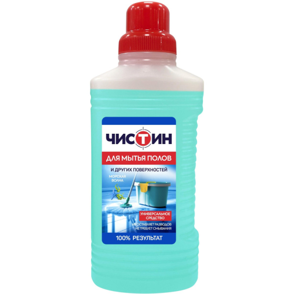 Средство для мытья пола Чистин 1000 г морская волна