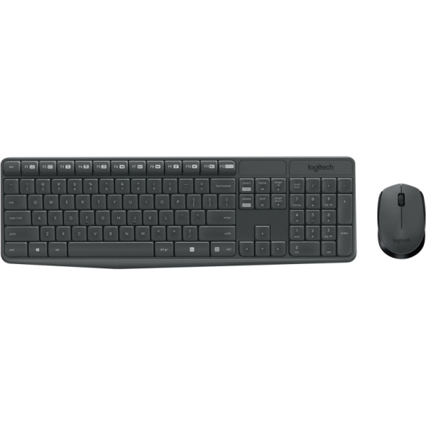 Набор клавиатура+мышь Logitech MK235 (920-007948) Wireless/Grey