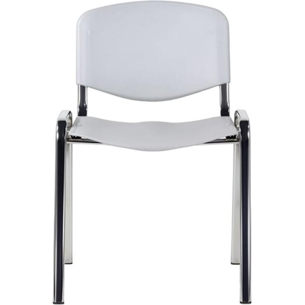 Стул UP_EChair Rio(ИЗО) хром, пластик серый