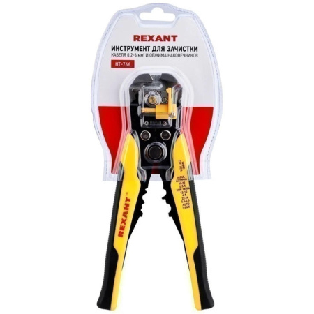 Инструмент для зачистки кабеля  0.2 - 6мм и обжима наконечников (12-4005)