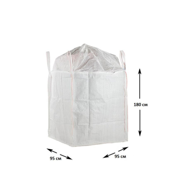 Биг Бэг 4-х стропный, 95x95x180 см., верх-юбка, дно глухое