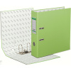 Папка-регистратор ECONOMY PLUS 80мм, лайм, ПБП1, карм.кор.,мет.уг