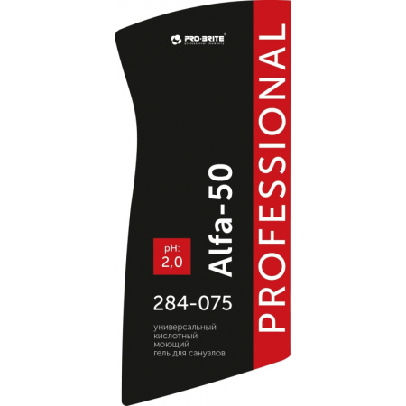 Профхим сантех кисл гель д/мытья сантехн Pro-Brite/ALFA-50 (284-075), 0,75л