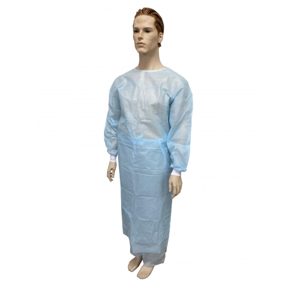 Халат хирург. стер., рук.манжета дл.140 см пл 42 р.56-58  1шт./уп  Гекса