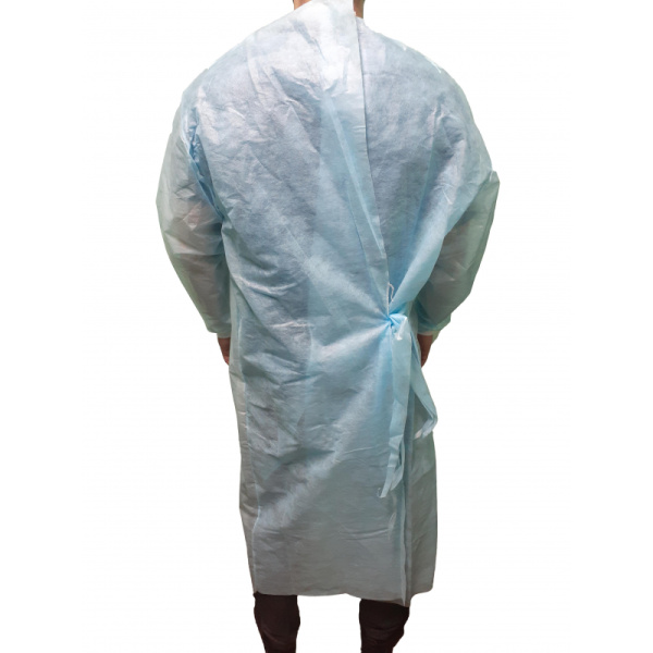 Халат хирург. н/с ЕВРО, дл.140 см, пл.42 р.52-54 5шт/уп. Инмедиз