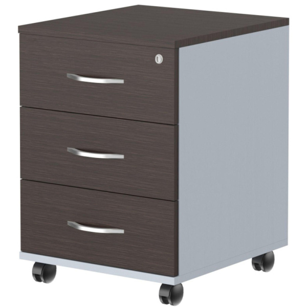 Тумба подкатная ТМ-3А Венге Магия/Металлик 412х450х551 IMAGO