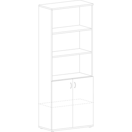 Шкаф SL Imago   полузакрытый СТ-1.1 белый (крем) (СТ-1,Д-3Пр,Д-3Л)