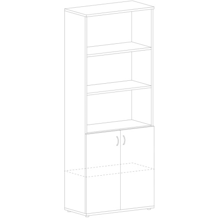 Шкаф SL Imago   полузакрытый СТ-1.1 венге магия (СТ-1,Д-3Пр,Д-3Л)