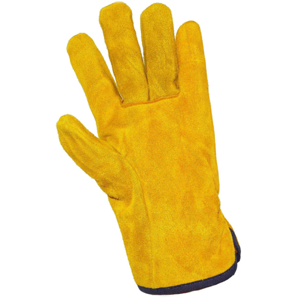 Перчатки защитные ДИГГЕР цельноспилковые желтые утепленные (Размер 10,5)