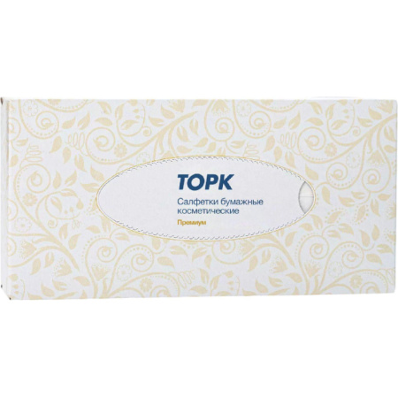 Салфетки косметические Tork F1 д/лица 2сл. 100шт/уп 120380