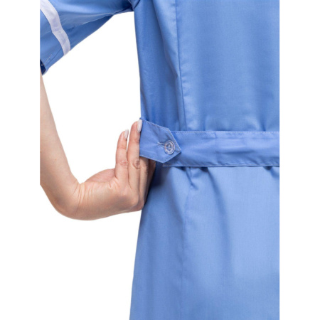 Халат для медицинского персонала м09-ХЛ серо-голуб (р.48-50) 158-164