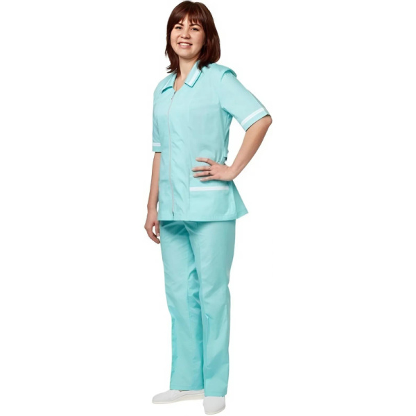 Костюм для медицинского персонала м09-КБР св. мор.волн (р.48-50) 170-176