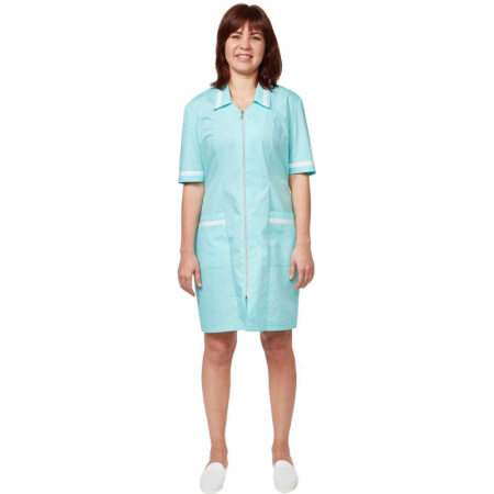 Халат для медицинского персонала м09-ХЛ св. мор.волн (р.44-46) 170-176