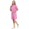Халат для медицинского персонала м09-ХЛ розовый (р.44-46) 170-176