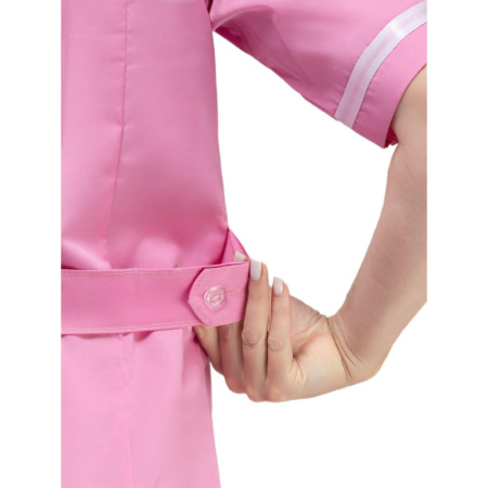 Халат для медицинского персонала м09-ХЛ розовый (р.48-50) 170-176