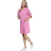 Халат для медицинского персонала м09-ХЛ розовый (р.52-54) 170-176
