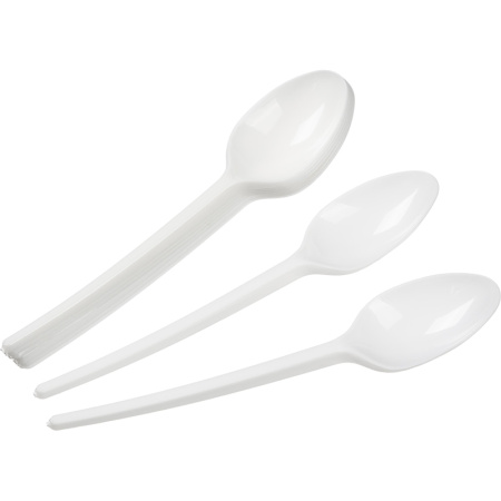 Ложка одноразовая столовая  165мм, белая, Выбор есть ПС 100шт/уп
