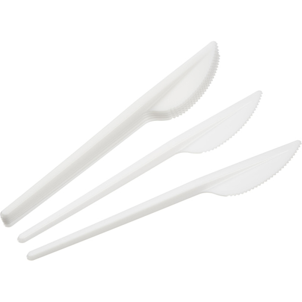 Нож одноразовый 155мм, белый, Выбор есть  ПС 100шт/уп