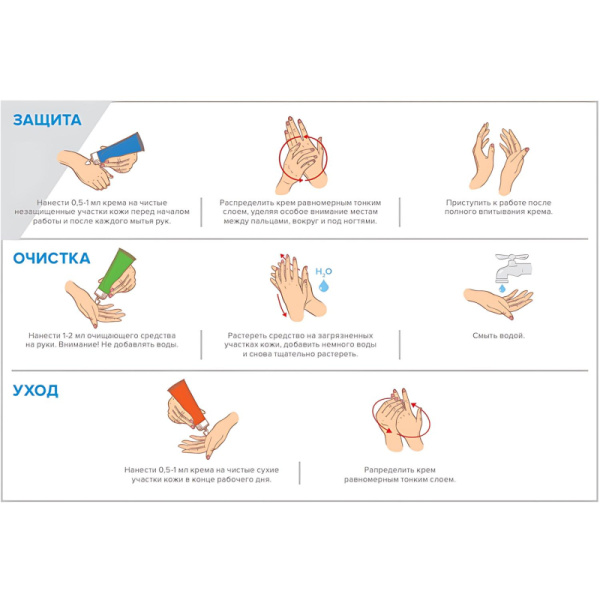 Крем защитный М SOLO Profi для рук гидрофильный 1000 мл
