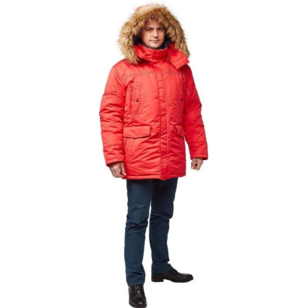 Куртка рабочая зимняя муж. з28-КУ красн (р.48-50)170-176