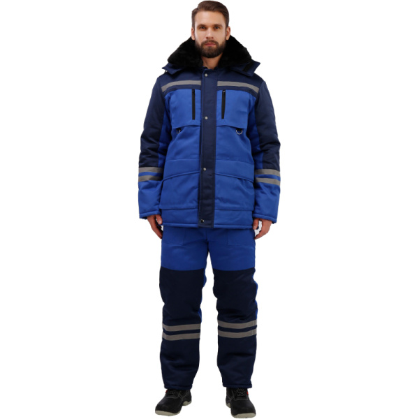 Костюм рабочий зимний муж з03-КПК вас/син (р.52-54) 170-176