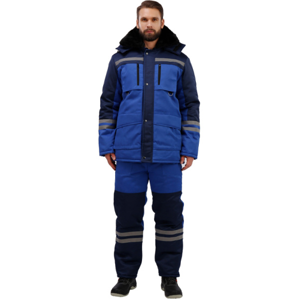 Костюм рабочий зимний муж з03-КПК вас/син (р.56-58) 170-176