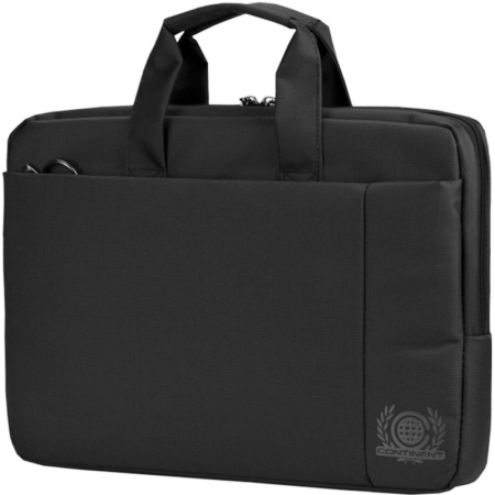 Сумка для ноутбука 15.6, Continent, черная, CC-215 BK