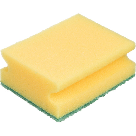 Губки для мытья посуды с выемкой д/пальцев 2шт/уп. PACLAN