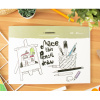 Альбом для рисования №1 School Draw А4 40л, склейка,обл.импорт.картон