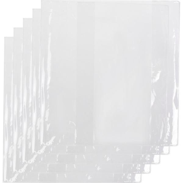 Набор обложек , д/учеб, конт. карт, 5шт,302х560,ПВХ,110мкм