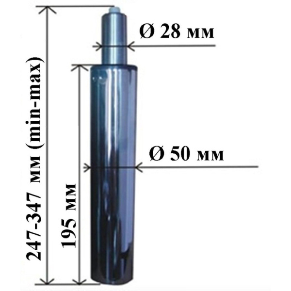 Газлифт для кресла BSL_EChair 100 хром, 3 класс