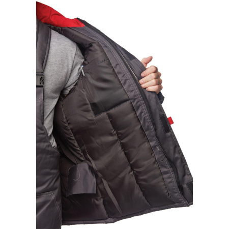 Костюм рабочий зимний муж з31-КПК сер/красн (р.56-58) 182-188 (Арсенал-СП)