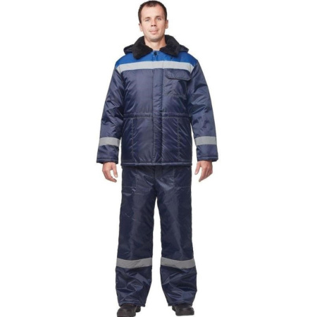 Куртка рабочая зимняя муж з32-КУ син/вас оксф 44-46/182-188