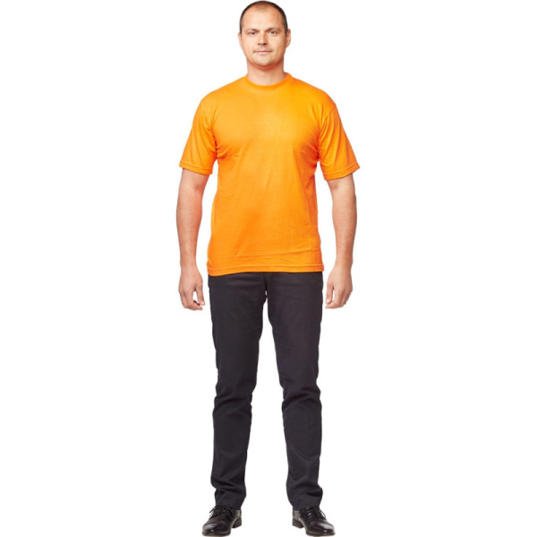 Футболка (160 г.) с кор.рукавом оранж (M)
