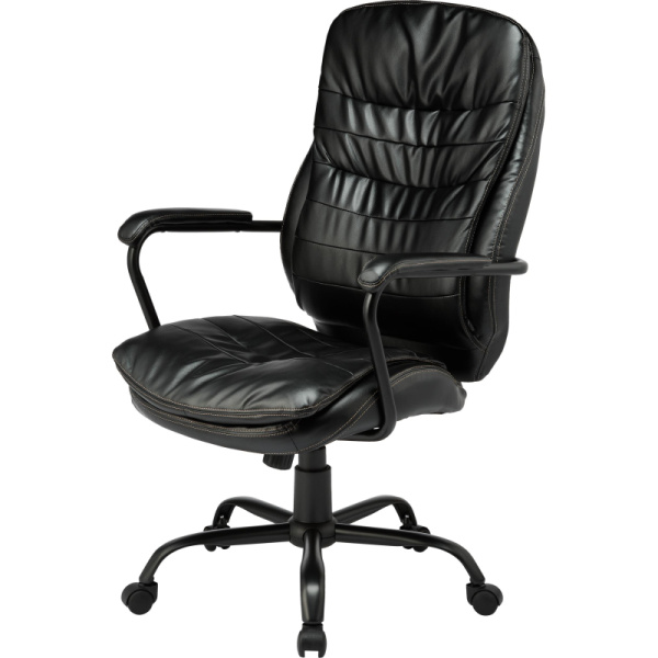 Кресло BN_Dp_EChair-559 TPU кожзам черный, металл черный