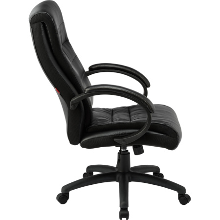 Кресло BN_Dp_EChair-648 TPU кожзам черный, пластик черный