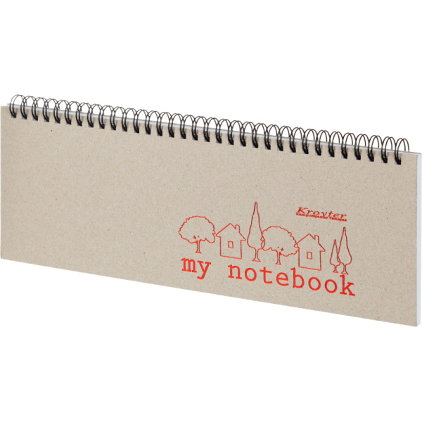 Планинг недатированный с календарем на год,297х100 мм, евроспираль, 54листа