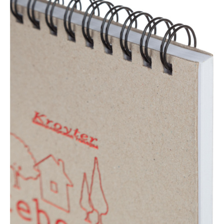 Планинг недатированный с календарем на год,297х100 мм, евроспираль, 54листа