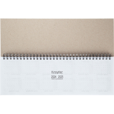 Планинг недатированный с календарем на год,297х100 мм, евроспираль, 54листа