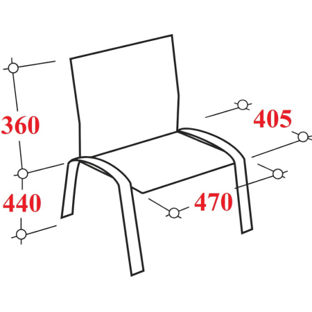 Стул SK5_AL_Персона 3 (ИЗО) черный, ткань серая