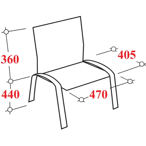 Стул SK5_AL_Персона 3 (ИЗО) черный, к/з черный