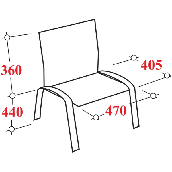 Стул SK5_AL_Персона 3 (ИЗО) хром, ткань черная