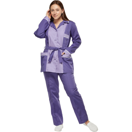 Костюм для горничных и уборщиц жен.  у09-КБР  (р.44-46)р.170-176