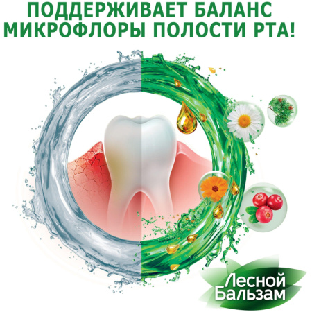 Ополаскиватель для полости рта Лесной бальзам для дес с экс коры дуб 400 мл