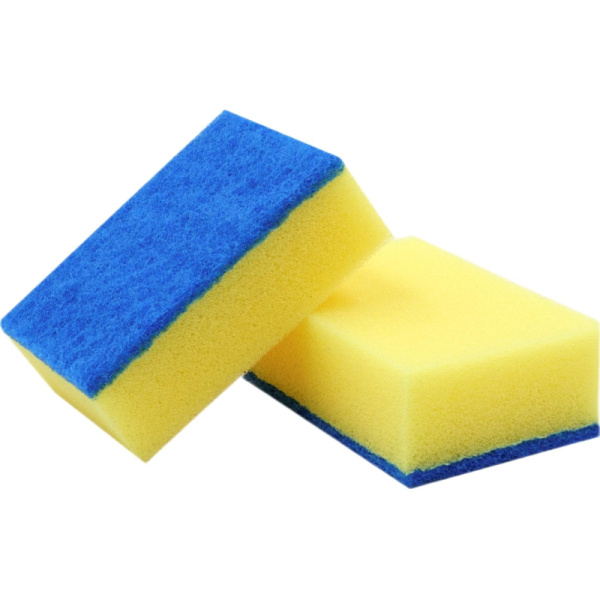 Губки для мытья посуды ХОЗЯЮШКА МИЛА MAXI 5 шт/уп, 93x65x30