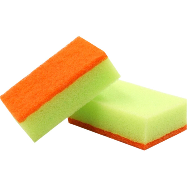 Губки для мытья посуды ХОЗЯЮШКА МИЛА MIDI 10 шт/уп, 85x55x25