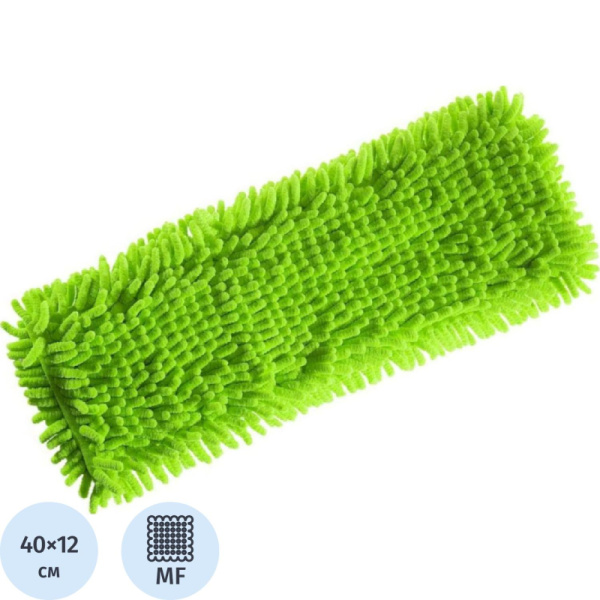 Насадка МОП флеттер ХОЗЯЮШКА МИЛА микрофибра с ворсом 400x120x20мм