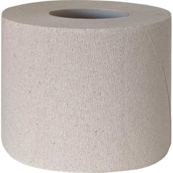 Бумага туалетная 44м,1сл,серая, б/втулки, 48 рул/уп _упаковка_У