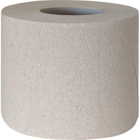 Бумага туалетная 44м,1сл,серая, б/втулки, 48 рул/уп _упаковка_У