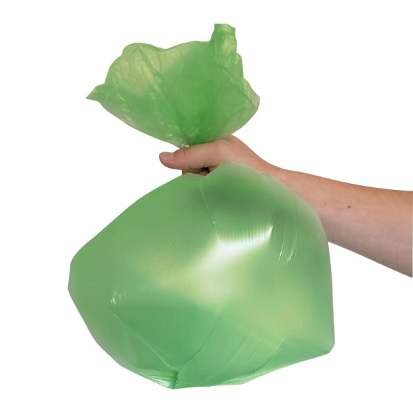 Мешки для мусора ПНД 30л 7мкм 30шт/рул салатовые 48х56см Bio